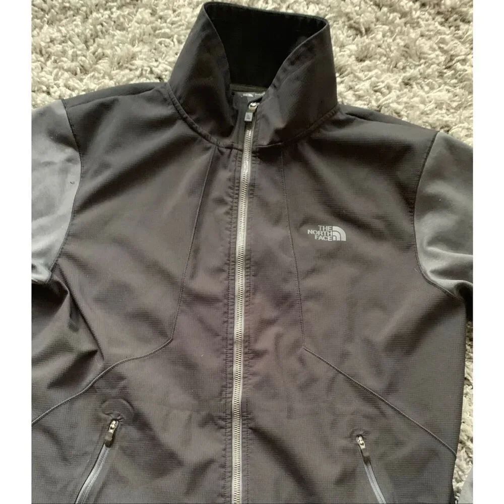 The North Face Kadet Full Zip black gray Coat JACKET men’s M